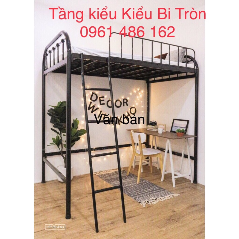 Giường 1 Tầng Kiểu Bi Tròn decor - HCM
