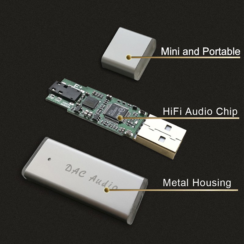 Card Khuếch Đại Âm Thanh Usb Otg Sa9023A Es9018K2M