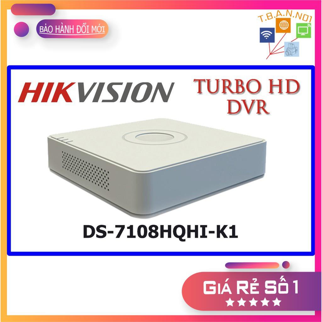 [7108HQHI-K1]Đầu ghi hình HIKVISION HD-TVI 8 kênh TURBO 4.0