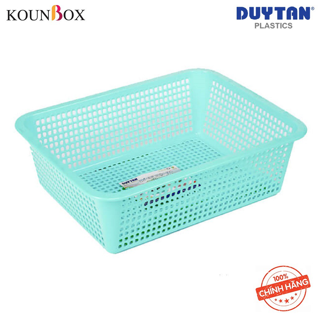 Combo 10 Rổ Nhựa Chữ Nhật Cao Duy Tân | Đủ Kích Thước Từ 1T7 - 3T0