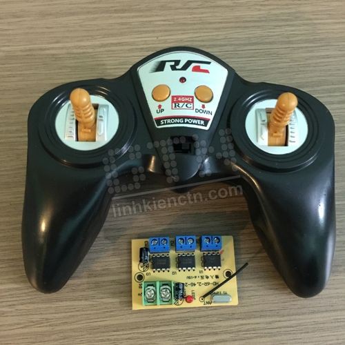 Bộ điều khiển RX, TX 2.4Ghz 6 kênh điều khiển 3 động cơ đảo chiều