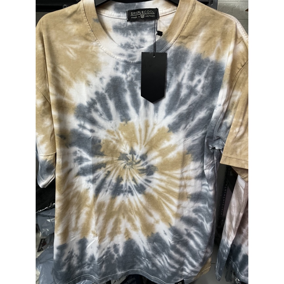 Áo thun nam nữ loang đẹp dày mềm mịn mát,áo phông chất cotton cổ tròn tay lỡ unisex freesize dưới 70kg(ảnh thật)