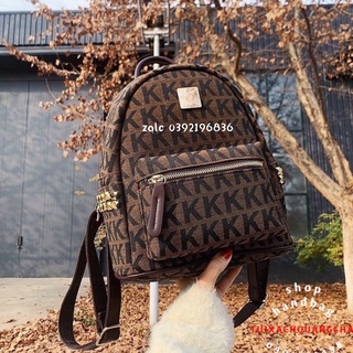 Balo mini in họa tiết chữ k nhiều ngăn