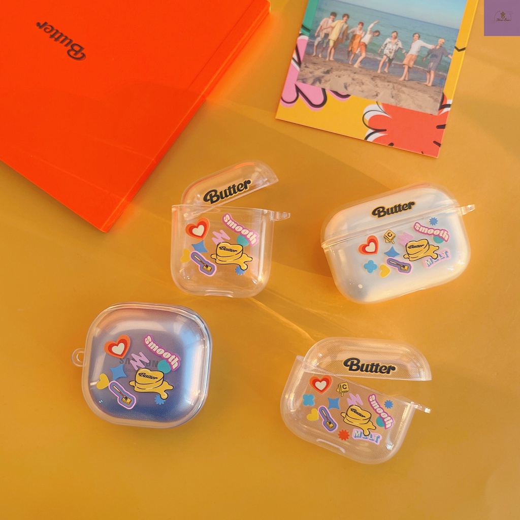 Vỏ bảo vệ hộp sạc tai nghe bluetooth không dây cho Apple Airpods 3 pro Samsung Galaxy buds live pro Buds 2