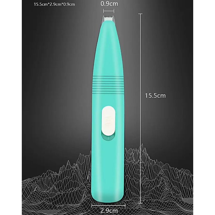 Tông đơ mini cao cấp không tiếng ồn cho chó mèo thú cưng - Cắt tỉa lông những vùng khó như mắt, tai, chân