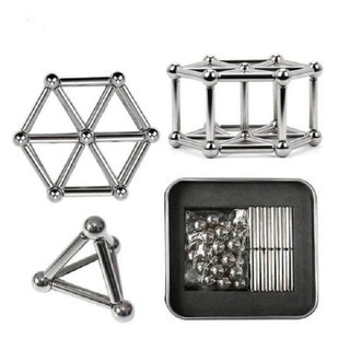 Đồ Chơi Xếp Hình Nam Châm Buckybar Cho Bé Cửa sổ vàng