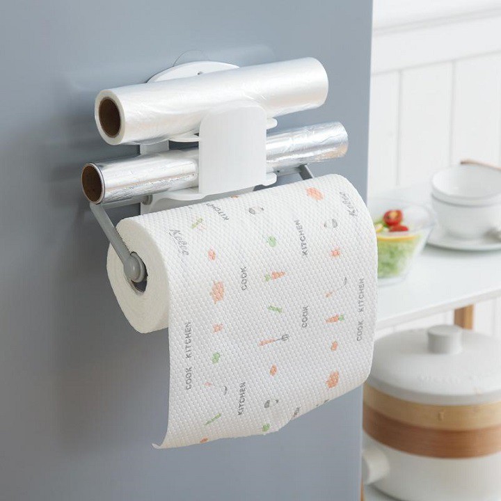 Cuộn giấy lau nhà bếp thấm hút cực tốt màu trắng có thể giặt được