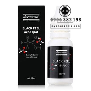 Serum chấm mụn giảm viêm Theraderm ❤FREESHIP❤ Black Peel Acne Spot Black Peel Acne Spot Theraderm