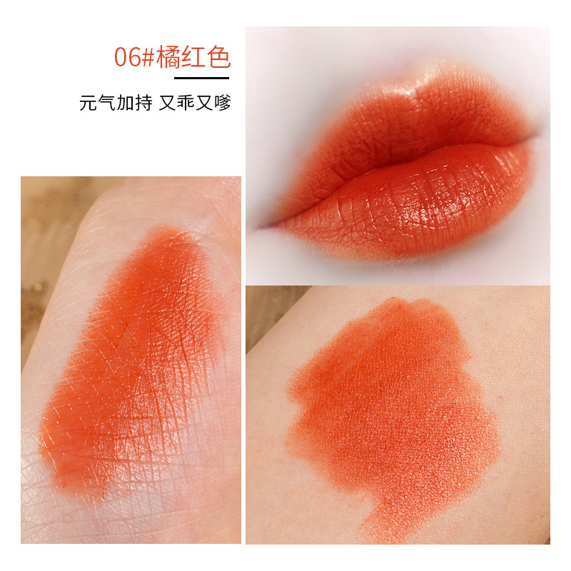 (Hàng Mới Về) Son Môi Dưỡng Ẩm Mềm Mại Dễ Lên Màu Phong Cách Retro | BigBuy360 - bigbuy360.vn