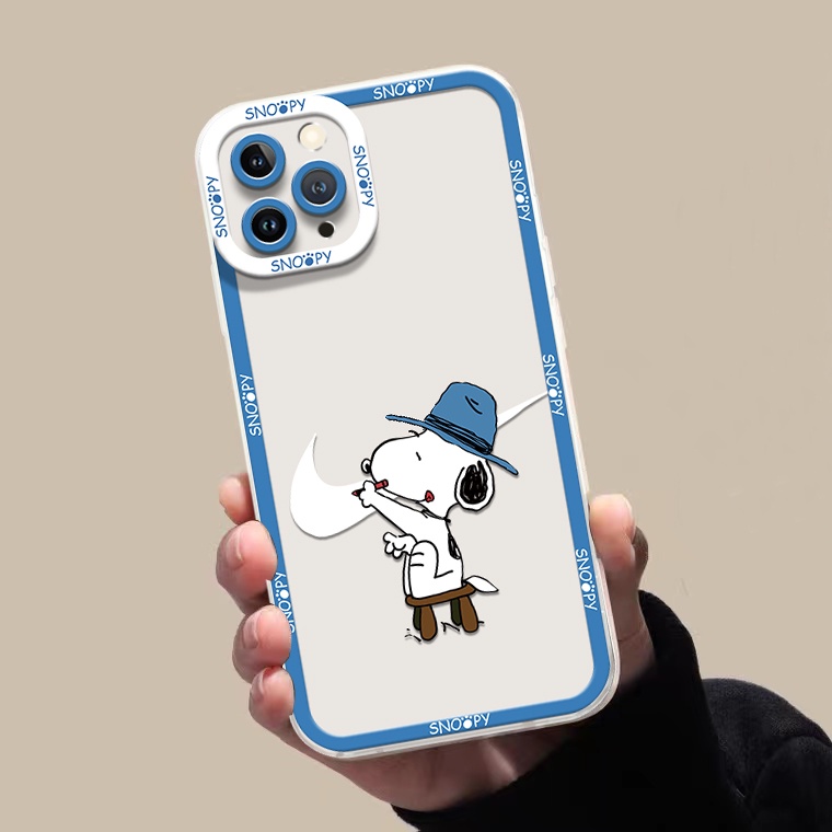 Ốp Điện Thoại TPU Silicon Mềm Trong Suốt Chống Sốc Hình Chú Cún Dễ Thương Cho IPhone 14 Pro Max 11 13 XS XR X 8 7 6S 14 Plus 12