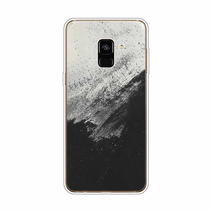 Ốp Điện Thoại TPU Dẻo In Họa Tiết Độc Đáo Thời Trang Cho Samsung Galaxy A8 plus 2018 A6 2018 plus