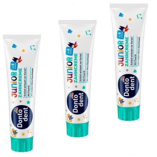 Kem đánh răng Dontodent Junior Đức 100ml cho trẻ từ 6 tuổi