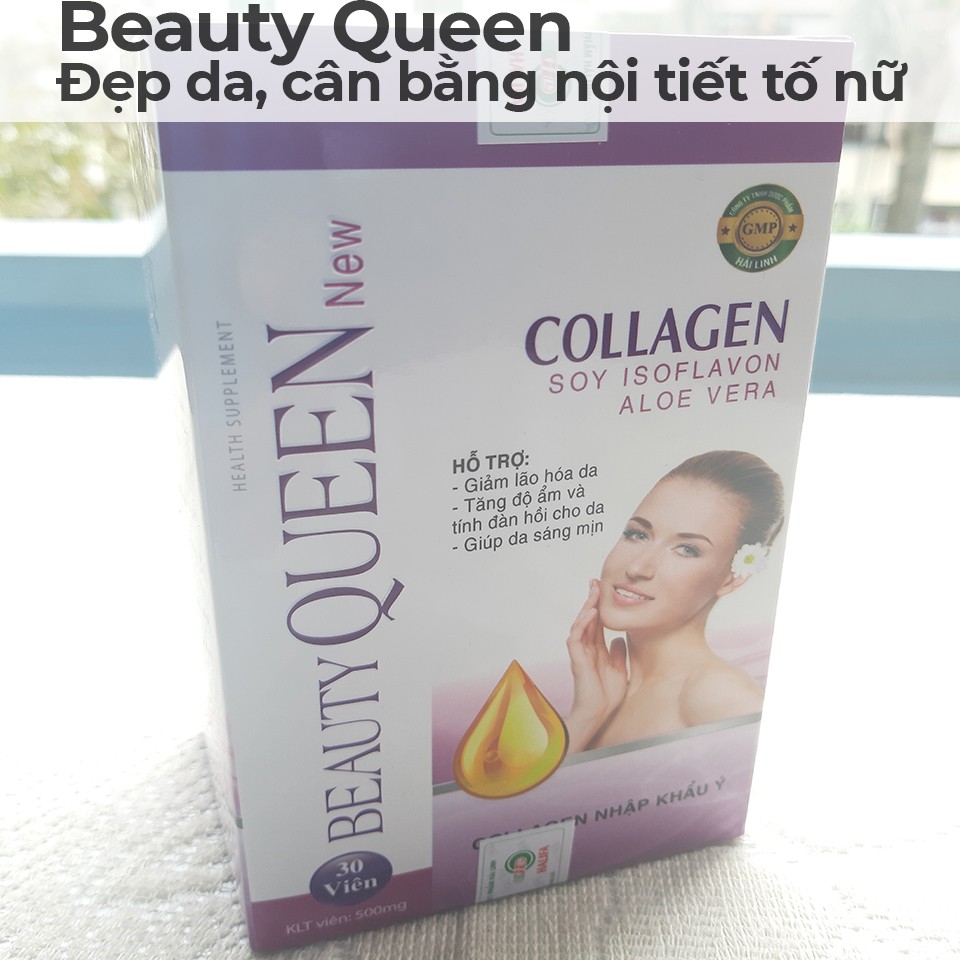 [GIÁ SỈ] BEAUTY QUEEN NEW - Viên uống sáng đẹp da tóc, giảm nám, sạm da, điều hòa nội tiết tố nữ