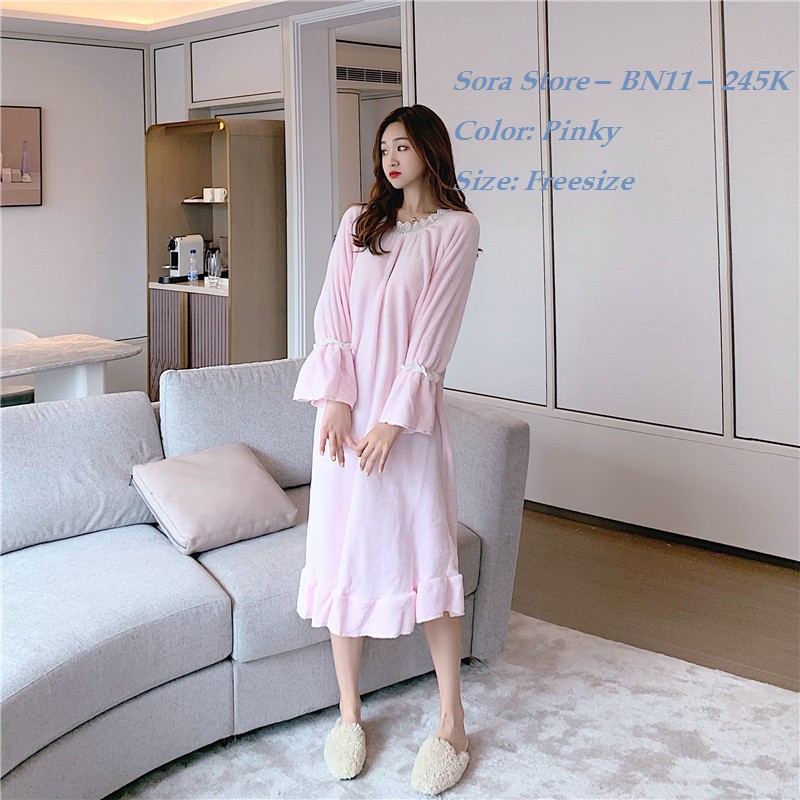 váy ngủ điệu đà và mềm mại như bông là người bạn không thể thiếu của nàng