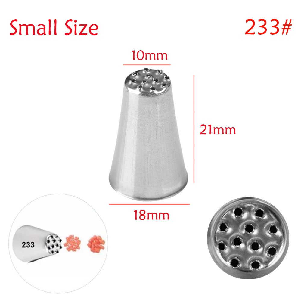 Set 3 Đui Bắt Bông Kem Trang Trí Bánh Bằng Thép Không Gỉ