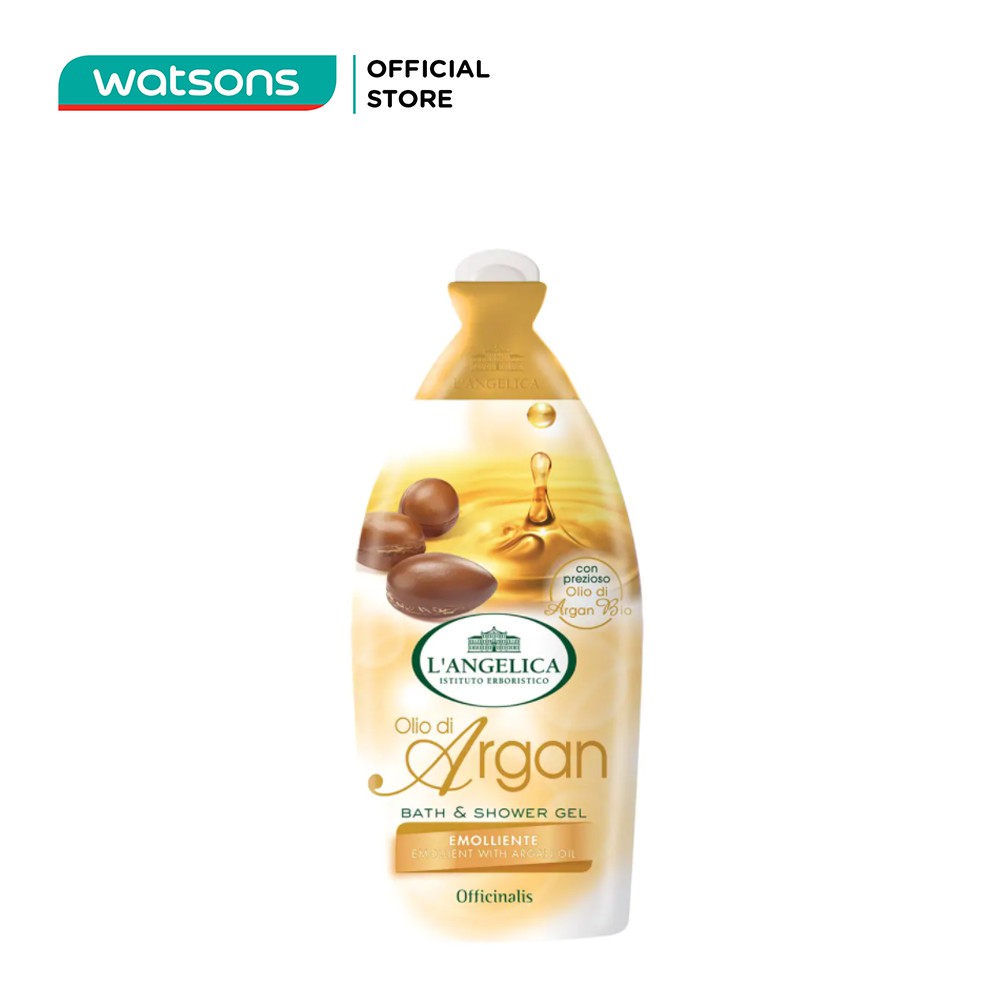 Sữa Tắm Dạng Gel L’Angelica Smoothing With Argan Oil Tinh Dầu Argan Cung Cấp Độ Ẩm 500ml