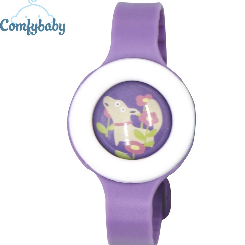 Đồng hồ chống muỗi cho bé Comfybaby hương tinh dầu tự nhiên