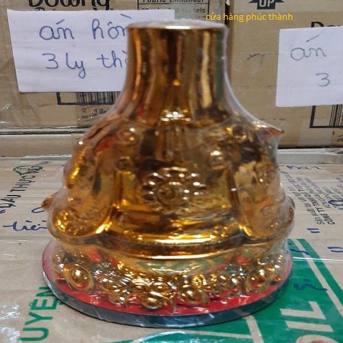 Thần tài ông địa đế tròn xi da