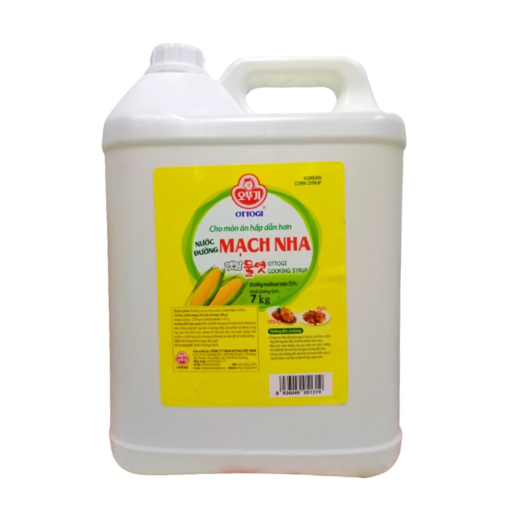 NƯỚC ĐƯỜNG BẮP HÀN QUỐC CAN 7KG