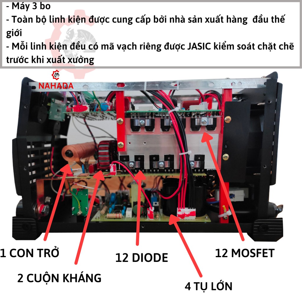 Máy hàn TIG JASIC 250S điện tử mini cầm tay chuyên hàn inox cho thợ công trình BẢO HÀNH 12 THÁNG