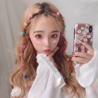 Kẹp Tóc Hoa Mini Dễ Thương Phong Cách Hàn Quốc