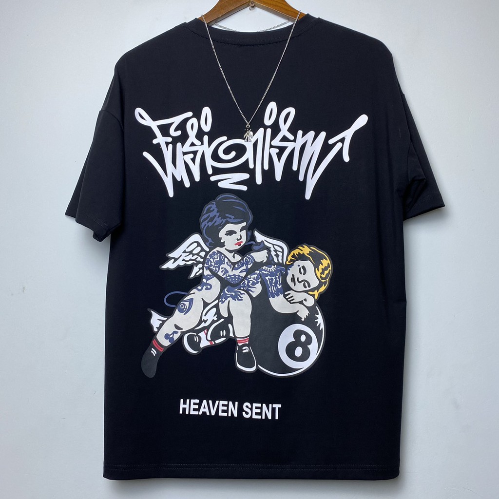Áo Thun Thời Trang Unisex-Form Rộng Nam Nữ-Thiên Thân