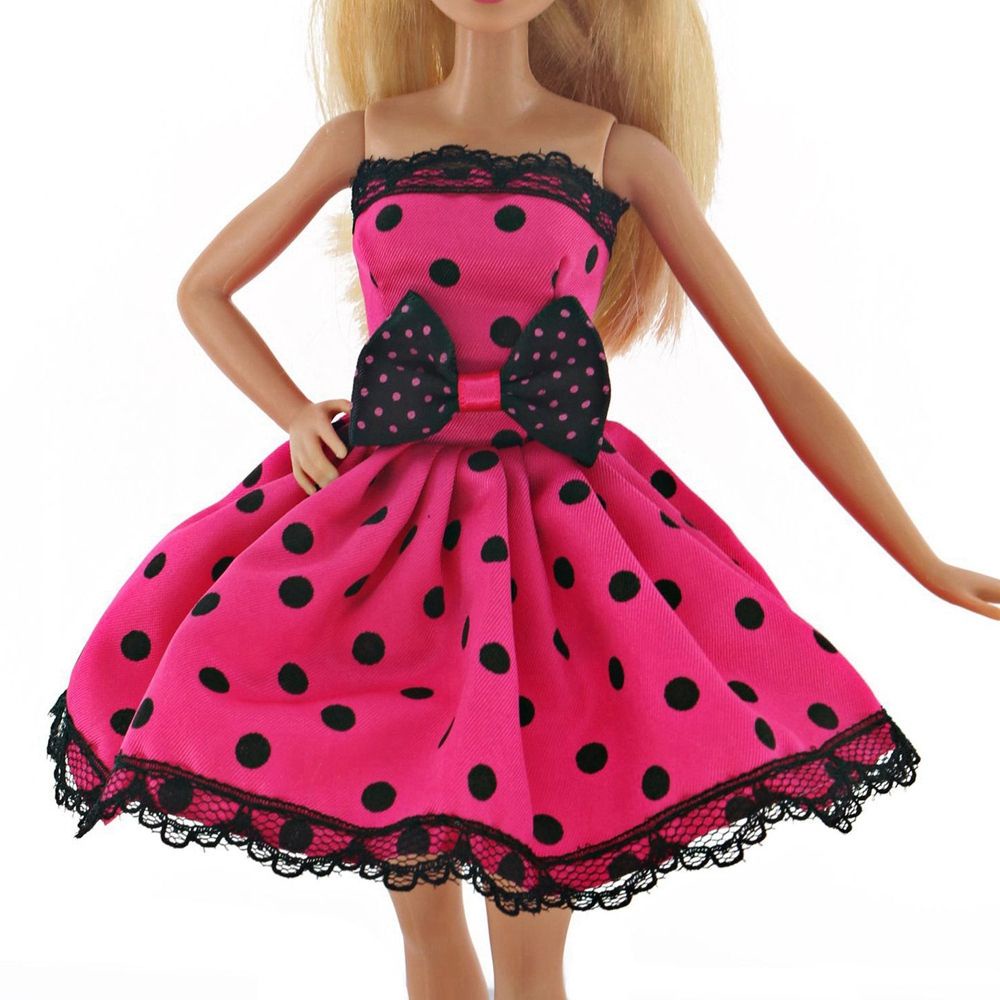 Váy búp bê đồ chơi màu cầu vồng xinh xắn 30cm