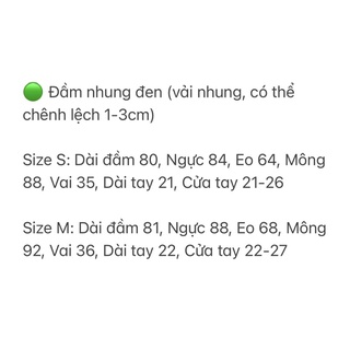 JANET STUDIO • Đầm nhung đen phối ren