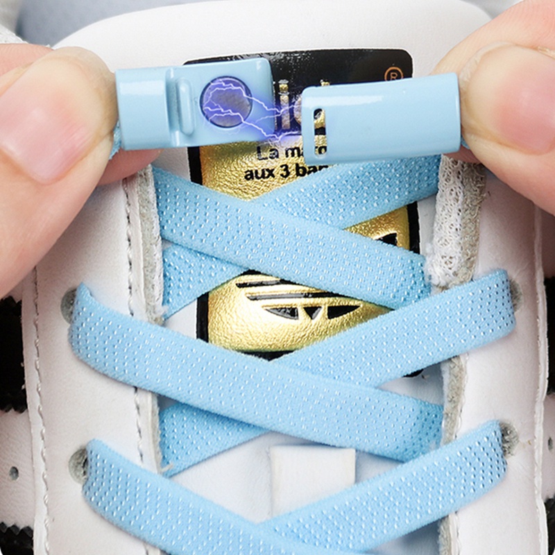 Dây Giày Khóa Từ Tính Nhanh Chóng 1 Giây Bằng Kim Loại Tiện Lợi