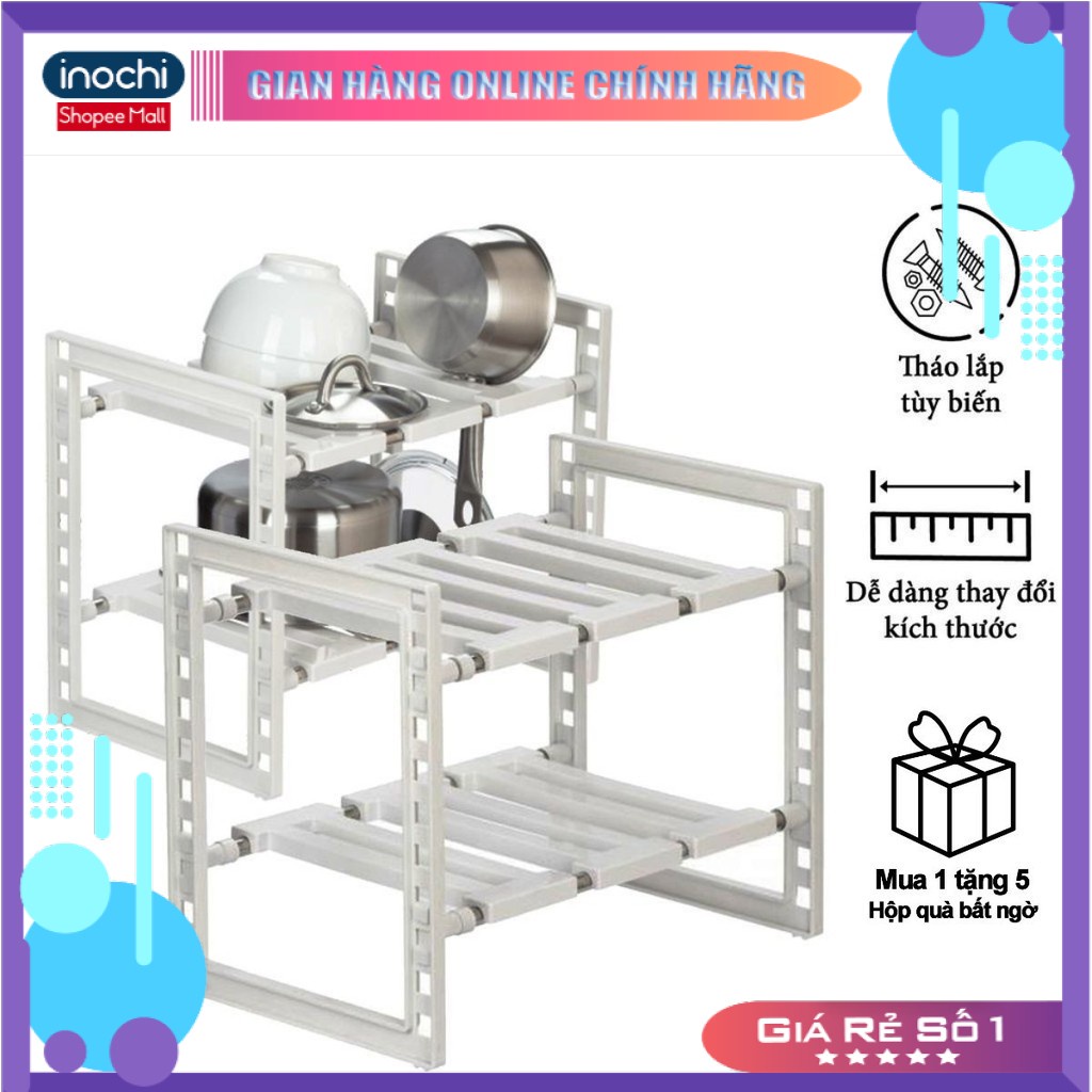 Kệ bếp đa năng -kệ gầm bếp Tokyo INOCHI thông minh tiện lợi dành cho nhà bếp
