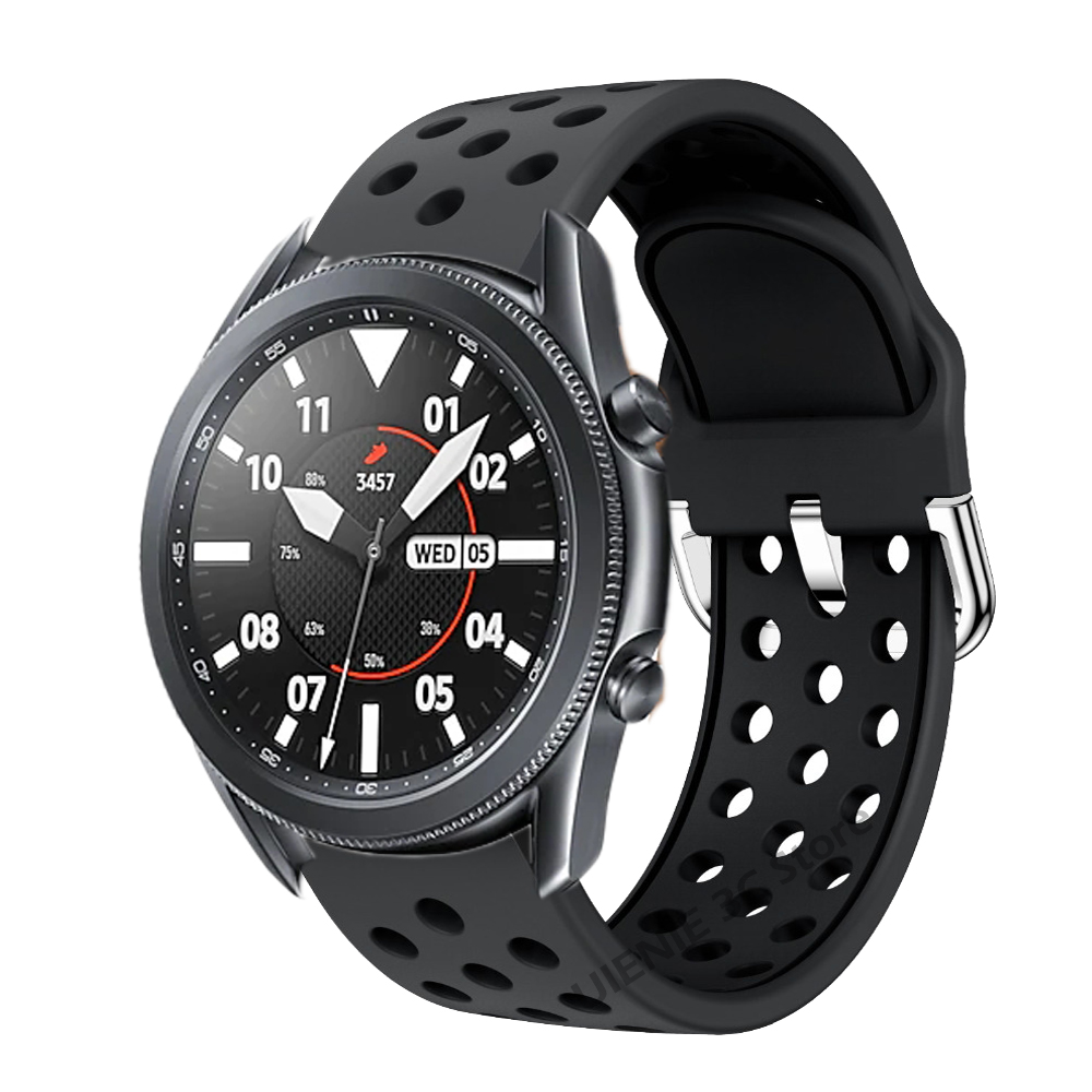 Dây Đeo Silicone Kiểu Dáng Thời Trang Cho Đồng Hồ Thông Minh Samsung Galaxy Watch 3 41mm 45mm