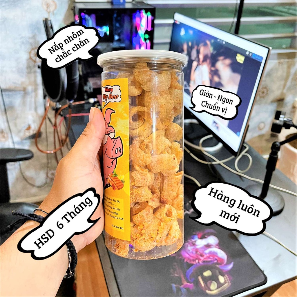 Da heo tỏi ớt chiên giòn 150gr ăn vặt cực ngon | BigBuy360 - bigbuy360.vn