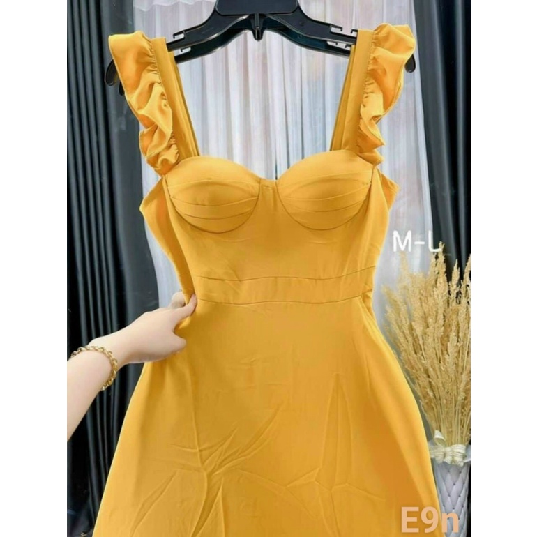 ĐẦM THIẾT KẾ CHẤT LIỆU KATE XIN ĐỦ MÀU XINH LUNG LINH CÓ MÚT NGỰC LT