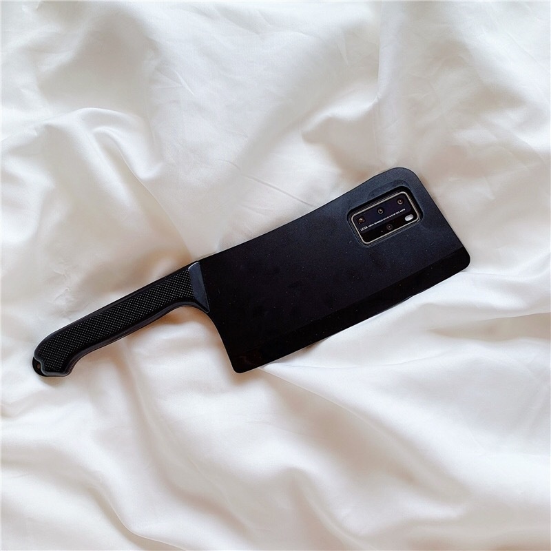 Ốp điện thoại silicon mềm hình dao nhà bếp 3D cho Xiaomi Redmi Note 9S 5 6 7 8 9 10 Pro 7A 8A 9A 9T 9C Poco X3