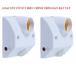 Combo 2 đui đèn cảm ứng chuyển động, đui đèn cảm biến hồng ngoại - nsc việt nam