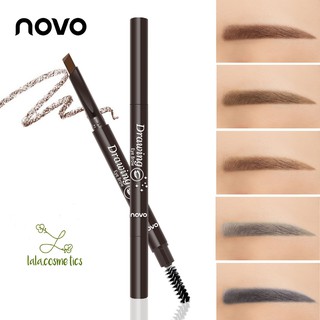 Chì kẻ mày cao cấp Novo vỏ đen siêu mịn bền màu