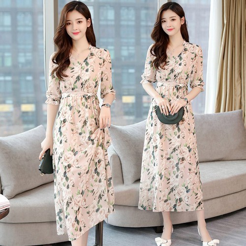 Váy trắng tay bồng