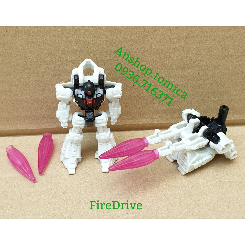 Robot biến hình transformer Hasbro dòng Siege (cao 5.5cm) Fire Drive