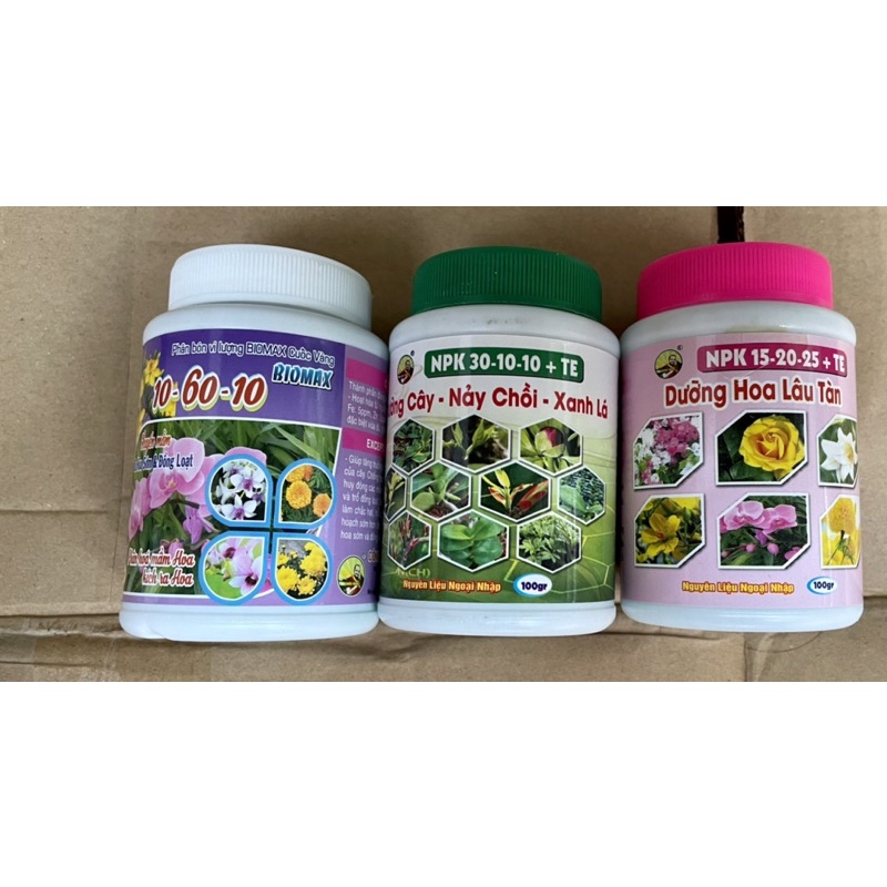 Combo Phân dùng cho Hoa kiểng