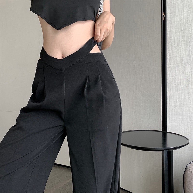 Quần CULOTTES khoét eo ống rộng