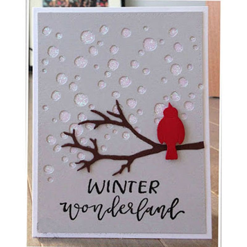 Khuôn Cắt Giấy Kim Loại Hình Cành Cây Xinh Xắn