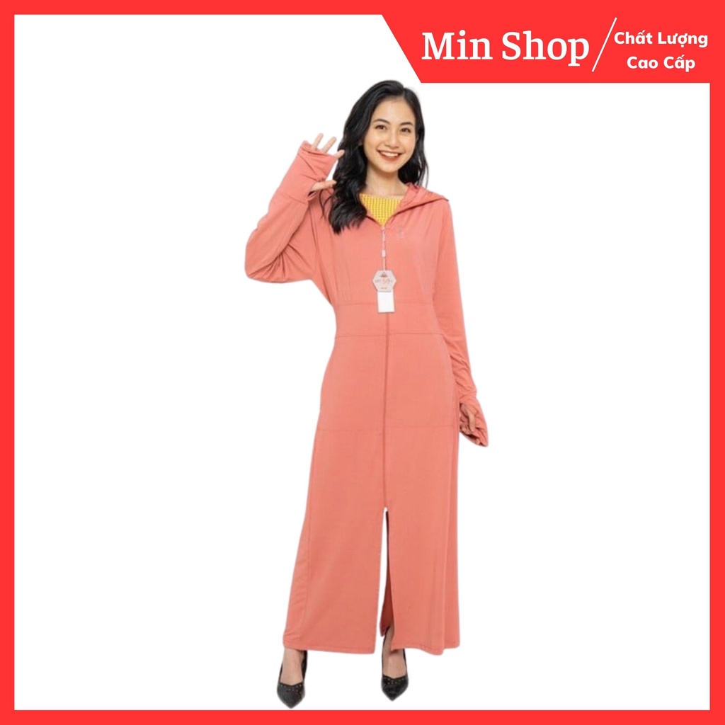 Áo chống nắng nữ toàn thân 2 lớp chống tia uv kèm khẩu trang | BigBuy360 - bigbuy360.vn