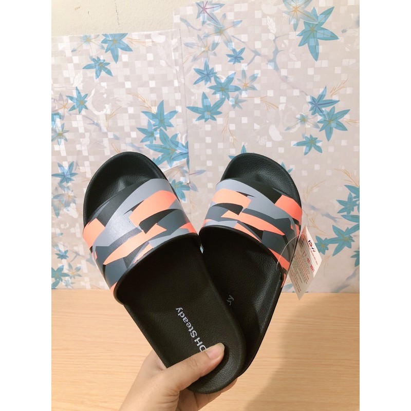 [Mã FASHIONT4MA2 giảm 10K đơn 50K] (Chính Hãng) Dép quai ngang Nam Nữ DuWa hoạ tiết xọc kẽ siêu hot siêu hot 2021QN006