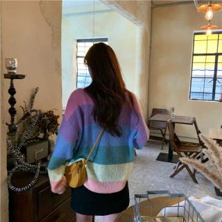 ÁO LEN CẦU VỒNG ULZZANG