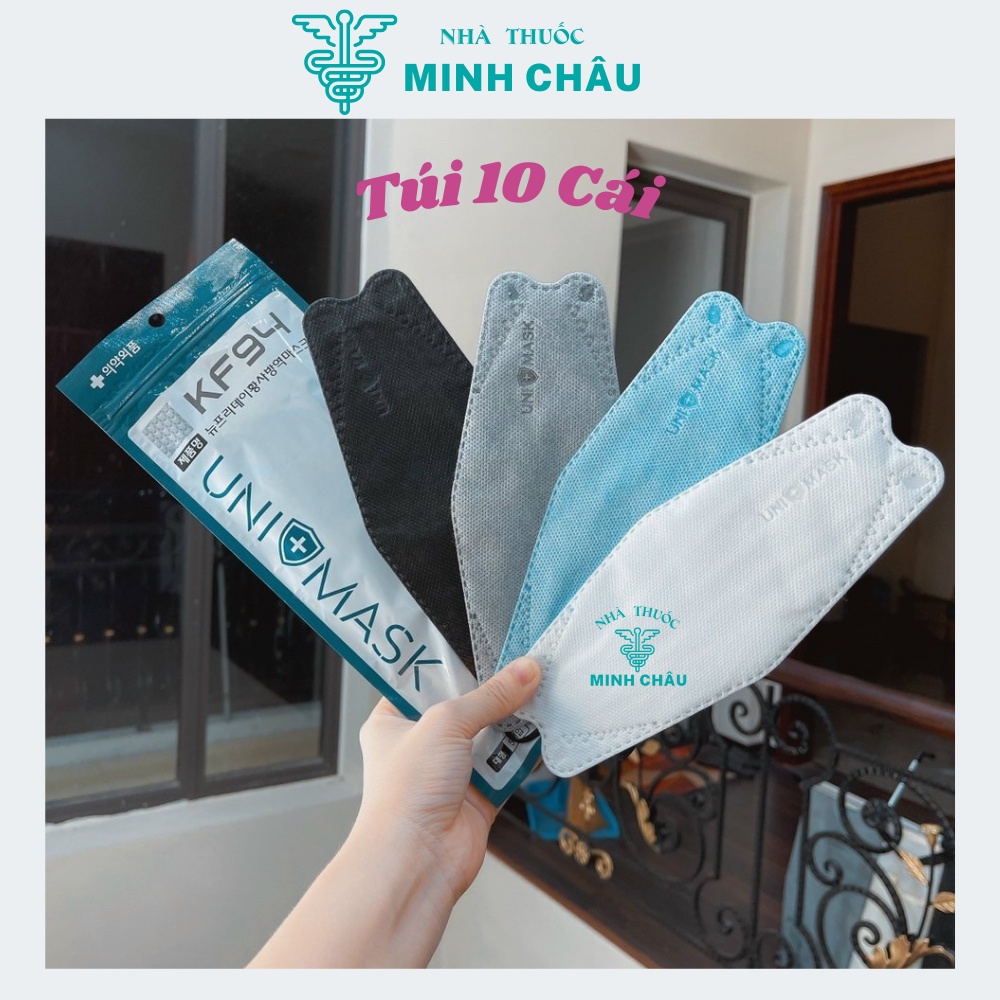 Khẩu trang KF94 4 Lớp UNI MASK Chống Bụi Mịn Và Kháng Khuẩn Hàng Cao Cấp UNI101 .