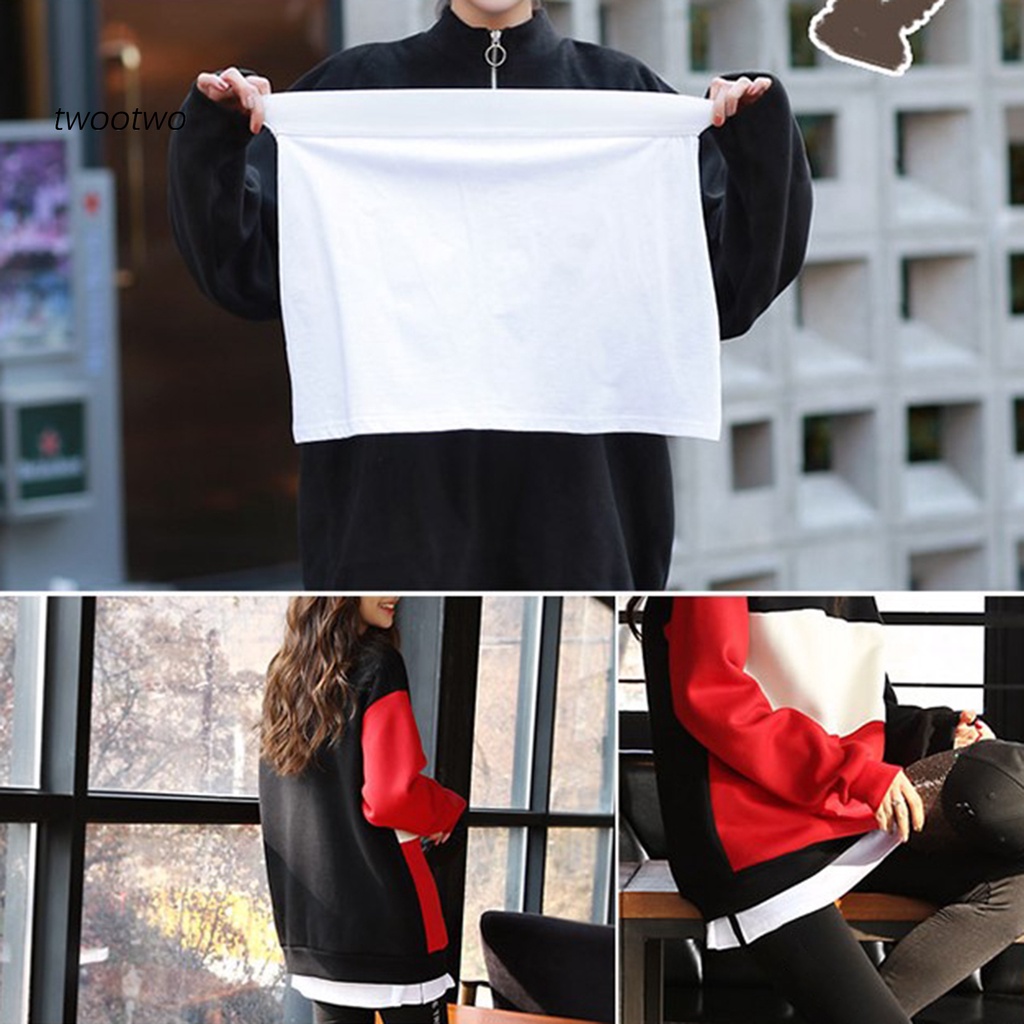 Phụ Kiện Áo Hoodie Và Chân Váy Mini Giả Viền Giả Chân Váy Ngắn Unisex