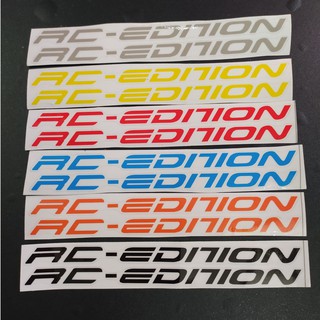 [Siêu Rẻ Đẹp] CẶP TEM PHUỘC RC EDITION DÁN XE SIÊU ĐẸP NHIỀU MÀU