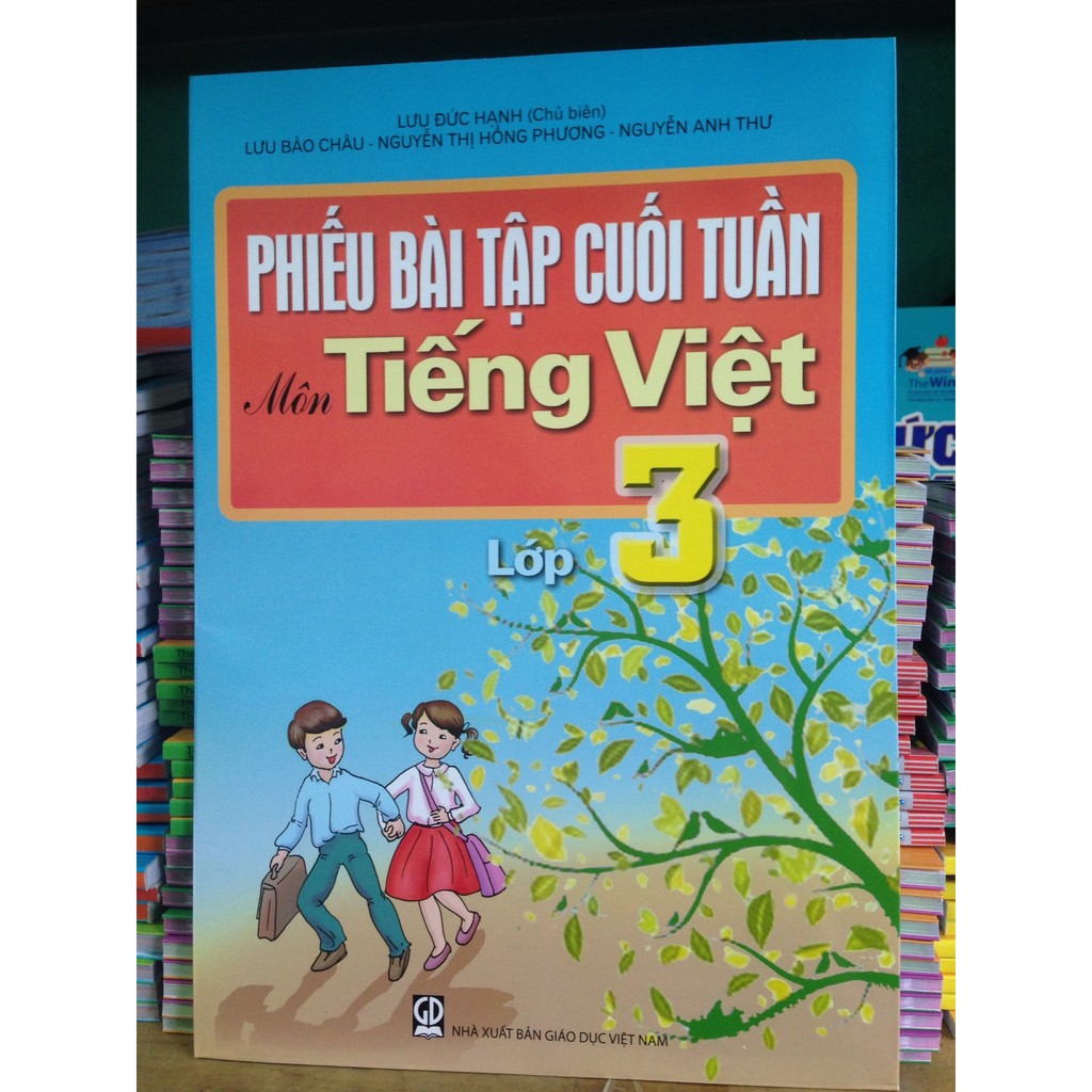 Sách Phiếu bài tập cuối tuần Tiếng việt lớp 3