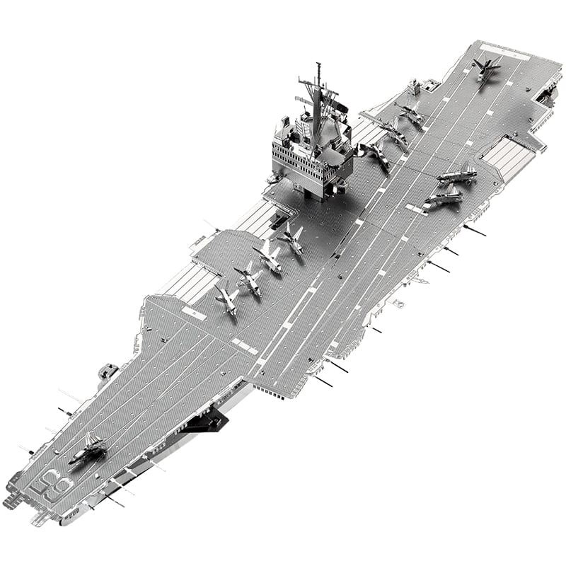 Đồ Chơi Mô Hình Kim Loại Lắp Ráp 3D Cao Cấp Tàu Chiến - Chiến Hạm - Tàu Sân Bay - Battleship