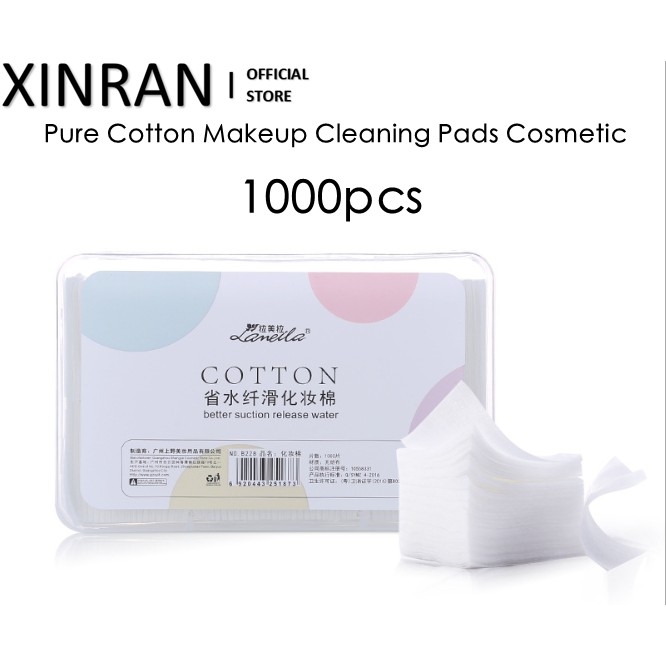 Xinran❤️Set 1000 Bông Tẩy Trang Chất Liệu Cotton Nguyên Chất